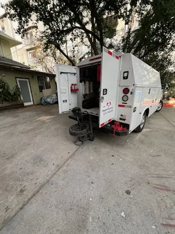 Magnet Plumbing service vehicle on-site for Faucet Repair in Black Hammock Island